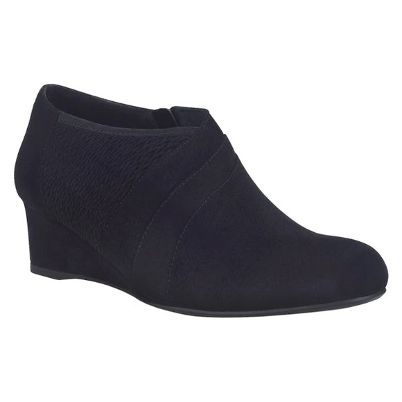 Impo Ginger Women’s Wedge Bootie Black Size 9.5 Wide - Picture 1 of 7